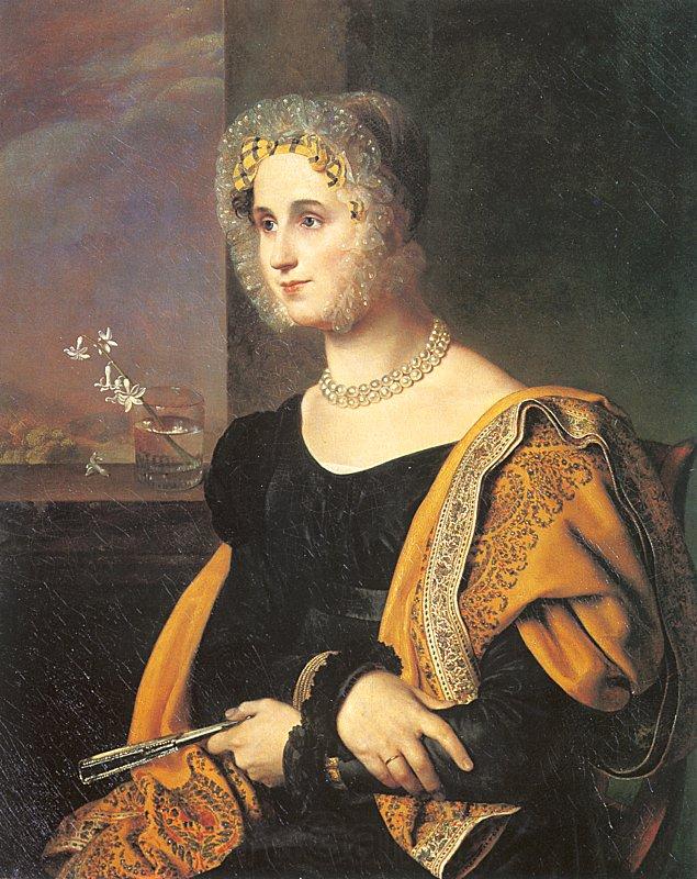 Kiprensky, Orest Portrait of Ekaterina Avdulina France oil painting art